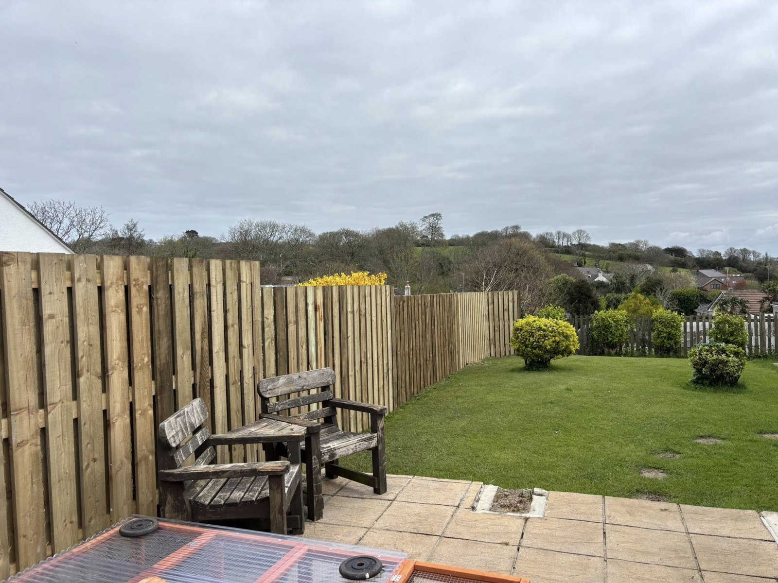 Timber fencing installation in Cornwall